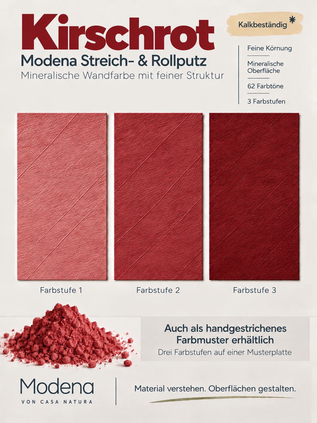 Kalkstreichputz Modena-Wandfarbe