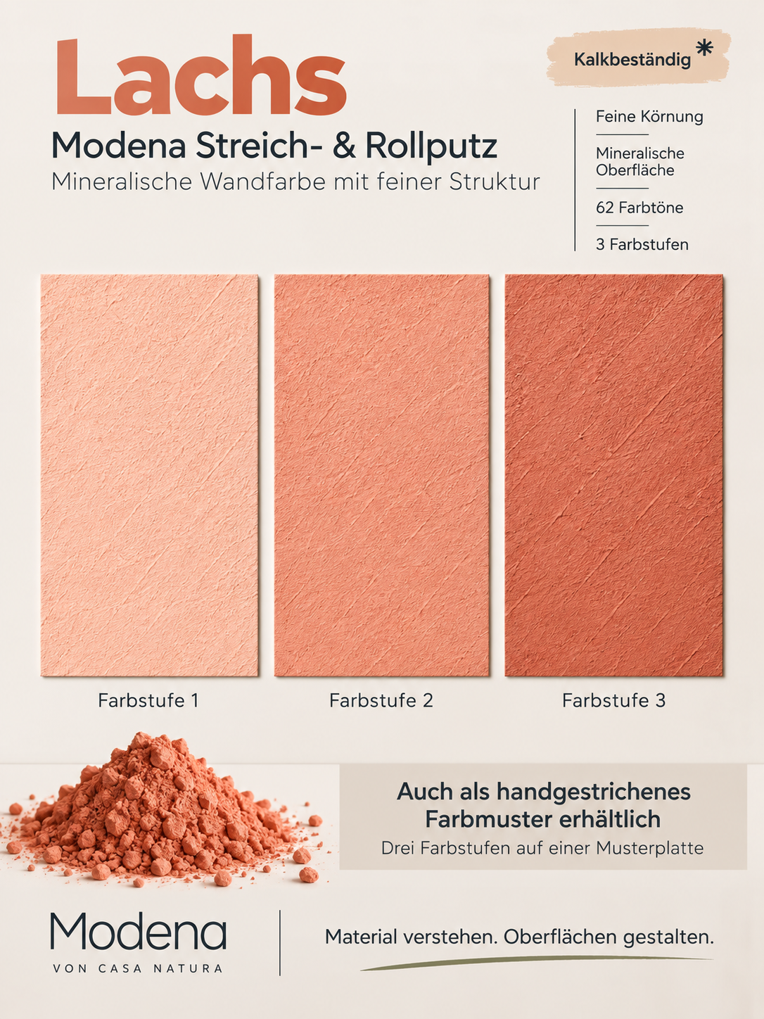 Kalkstreichputz Modena-Wandfarbe