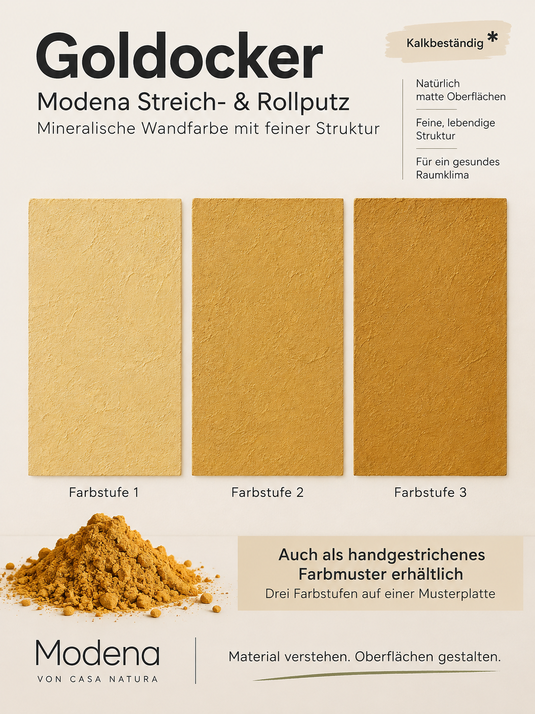 Kalkstreichputz Modena-Wandfarbe