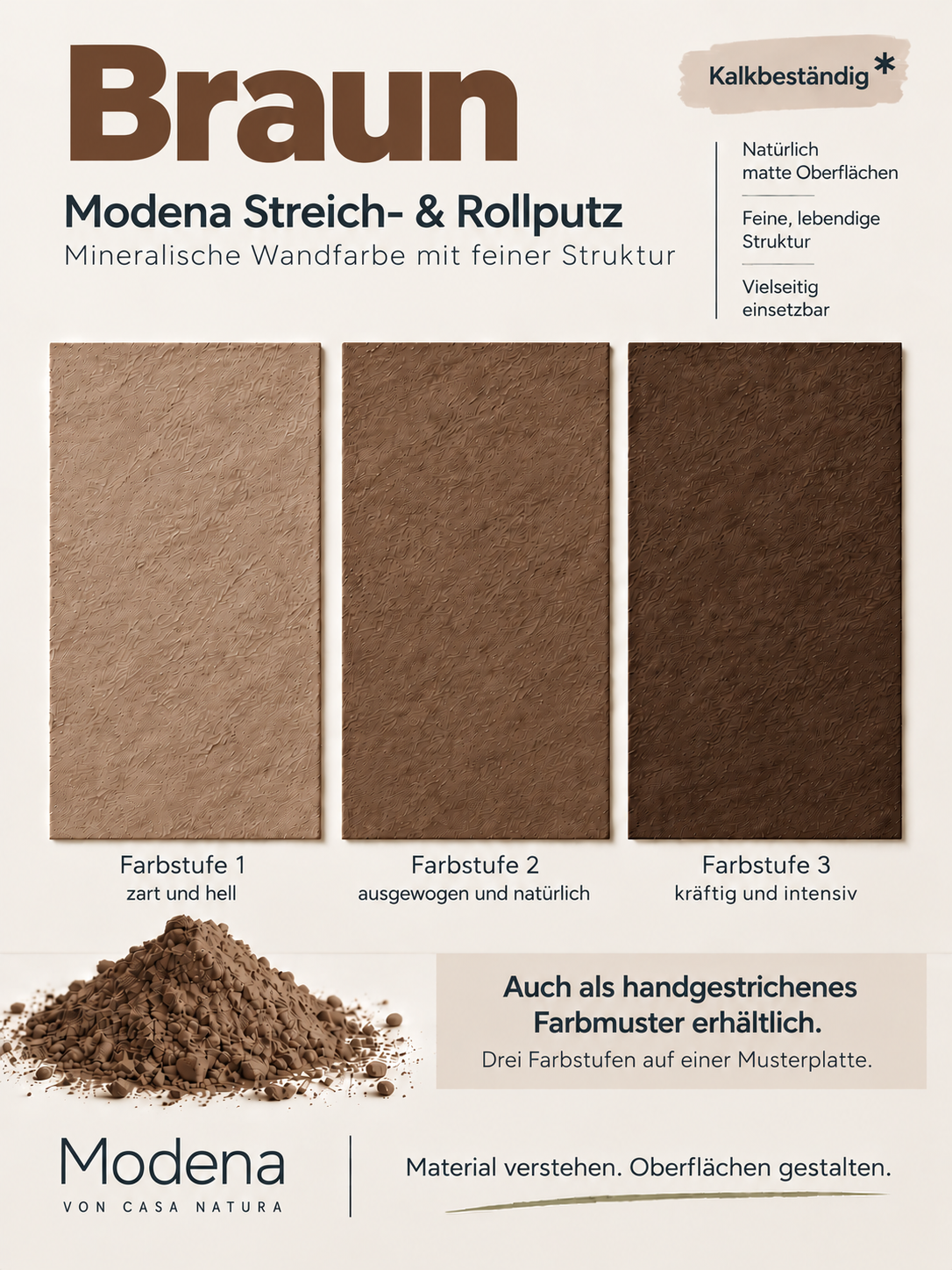 Kalkstreichputz Modena-Wandfarbe