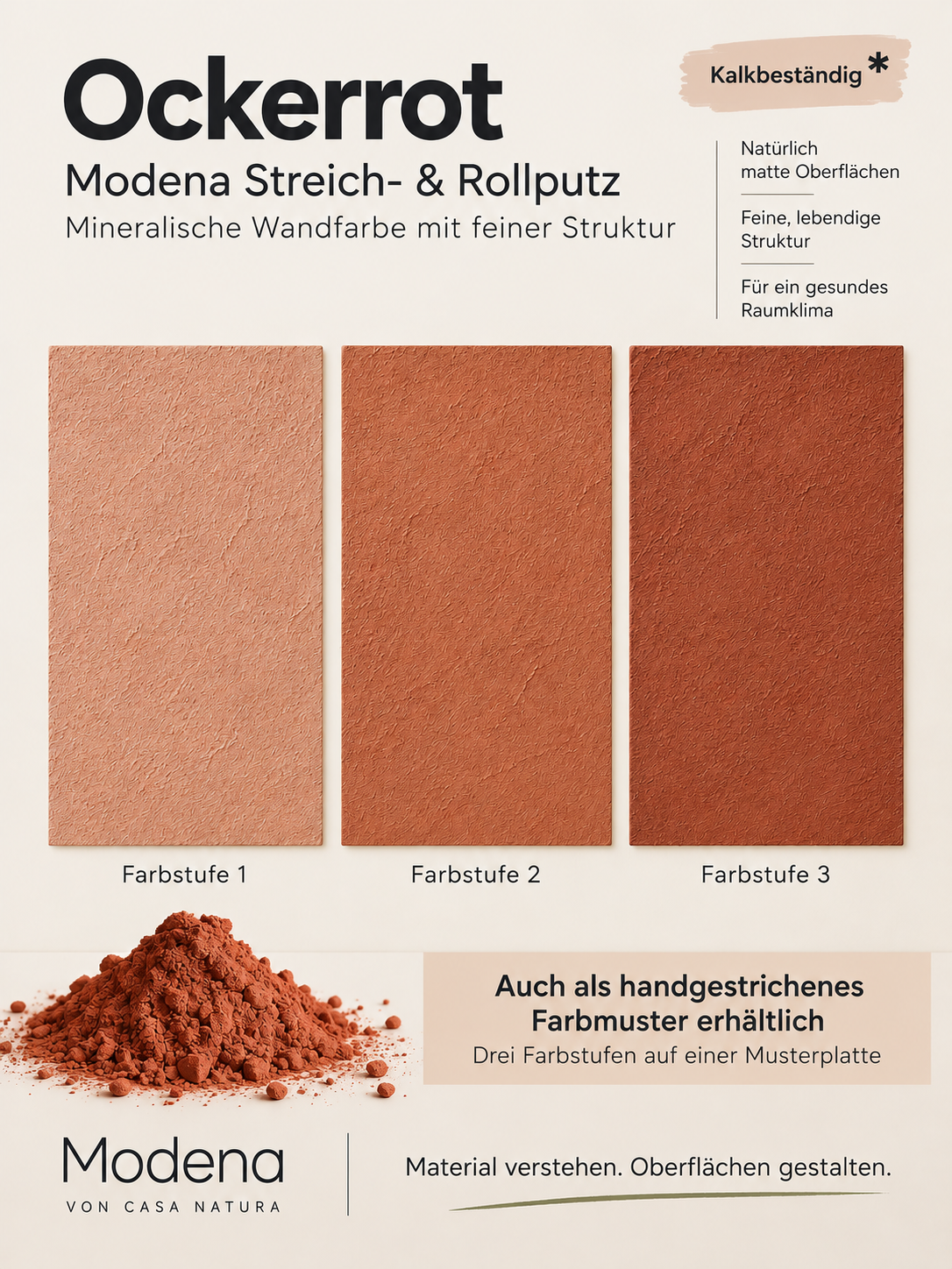 Kalkstreichputz Modena-Wandfarbe