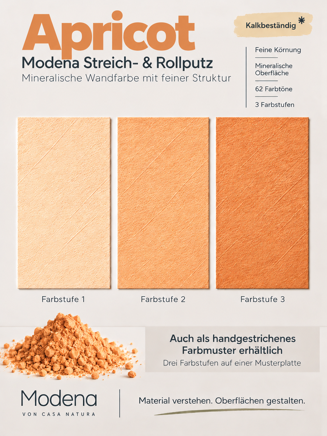 Kalkstreichputz Modena-Wandfarbe