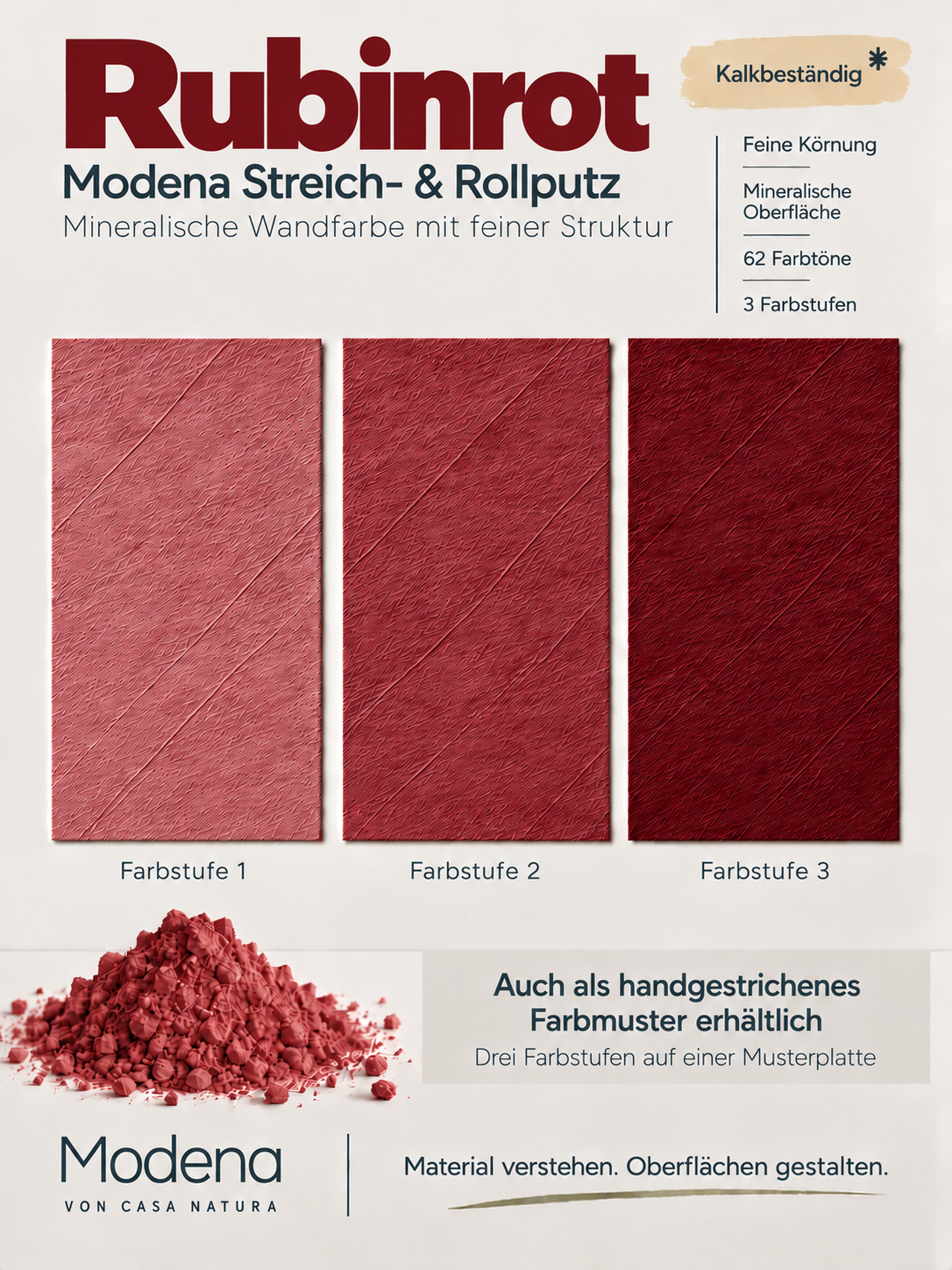 Kalkstreichputz Modena-Wandfarbe