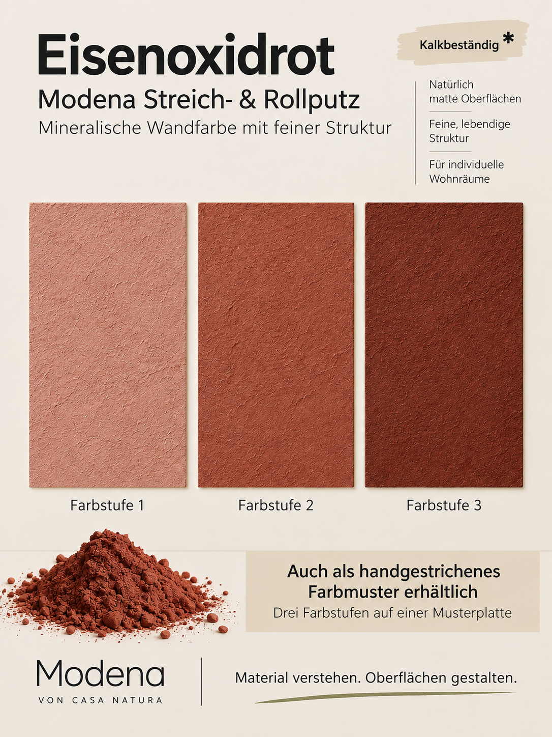 Kalkstreichputz Modena-Wandfarbe