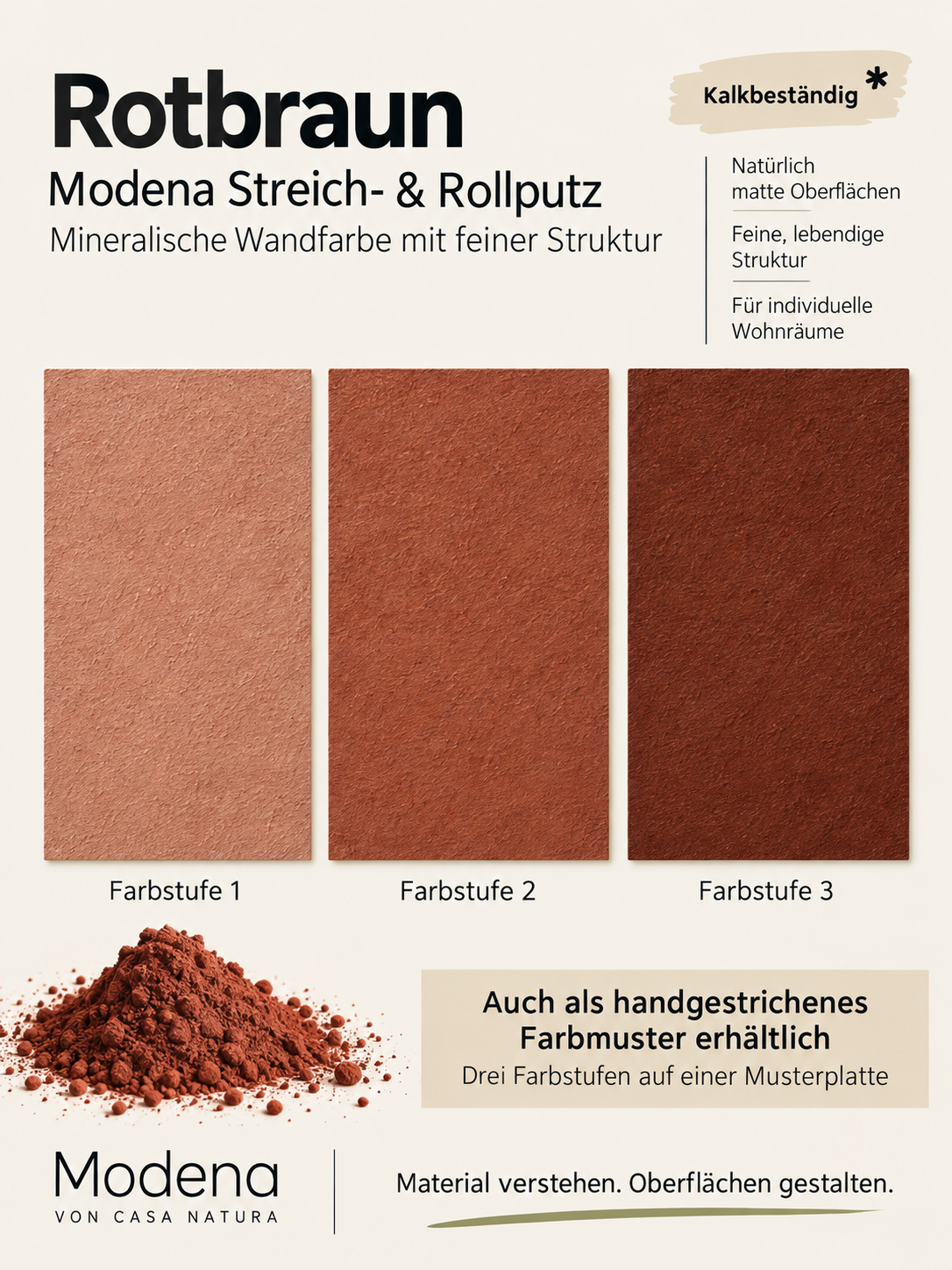 Kalkstreichputz Modena-Wandfarbe