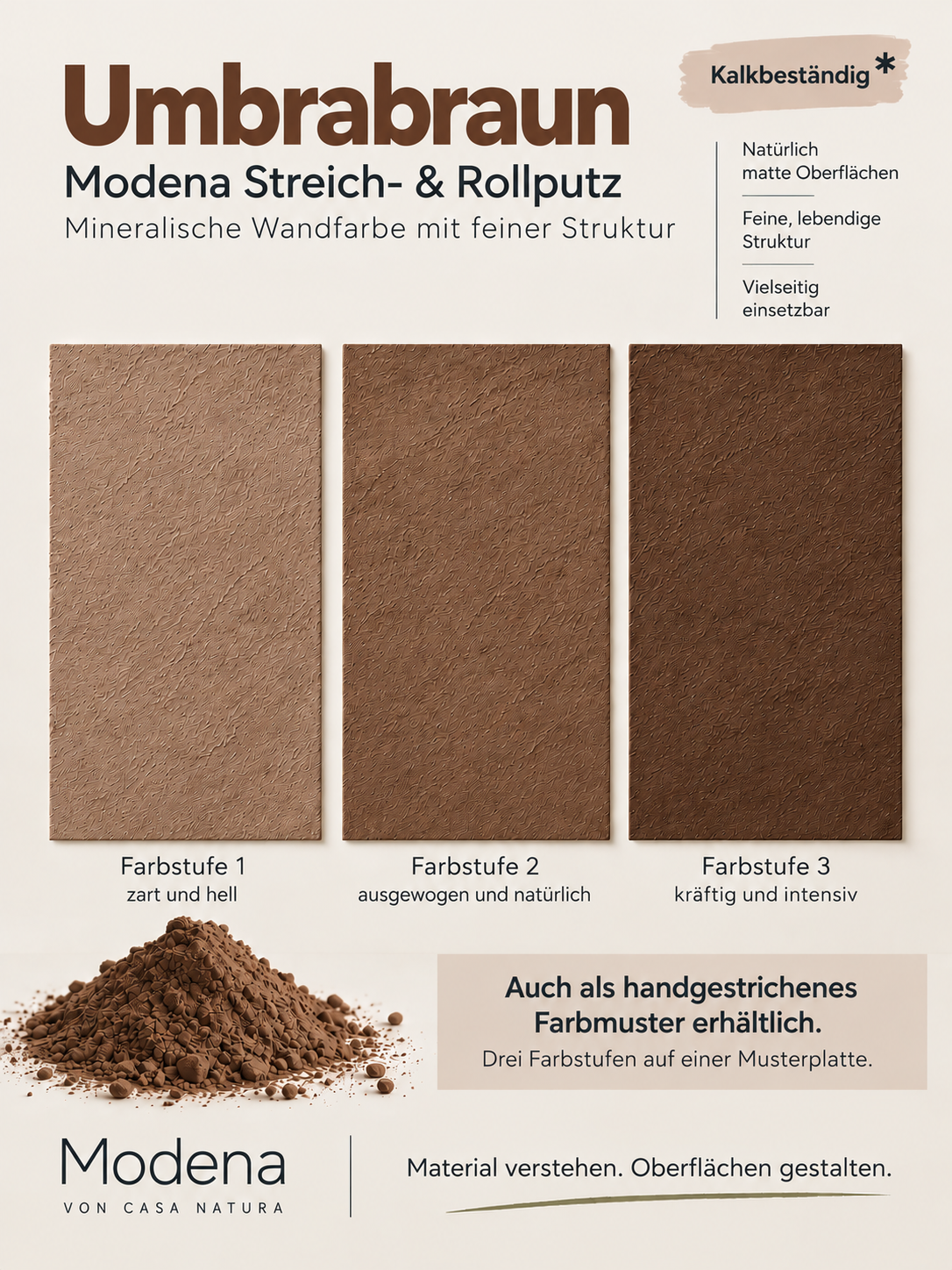 Kalkstreichputz Modena-Wandfarbe
