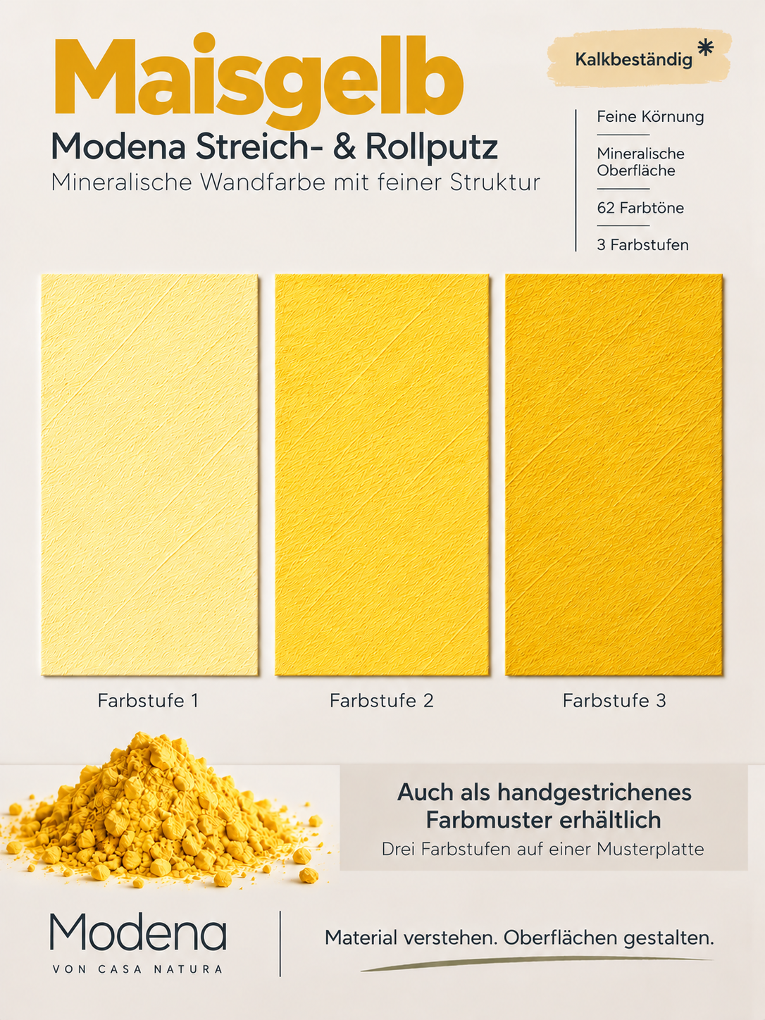 Kalkstreichputz Modena-Wandfarbe