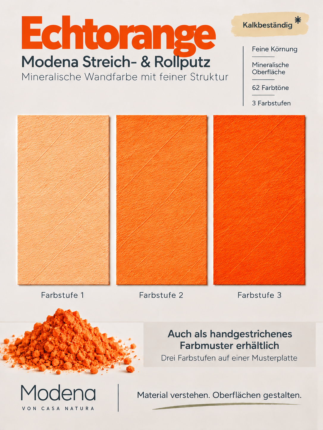 Kalkstreichputz Modena-Wandfarbe