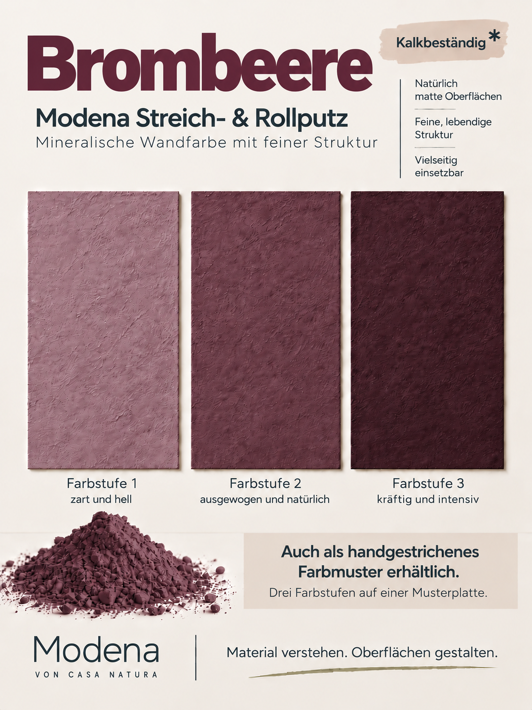 Kalkstreichputz Modena-Wandfarbe