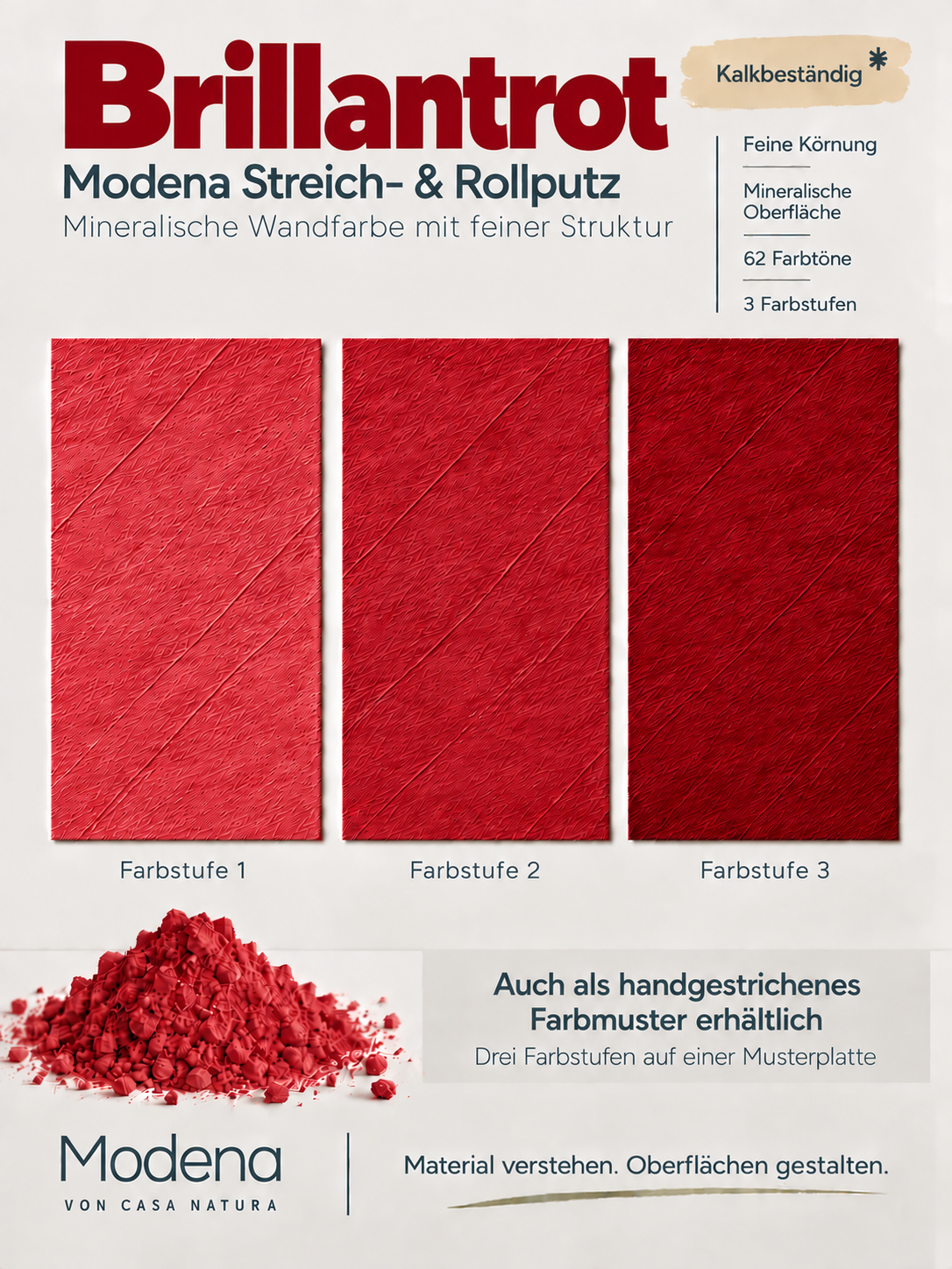 Kalkstreichputz Modena-Wandfarbe