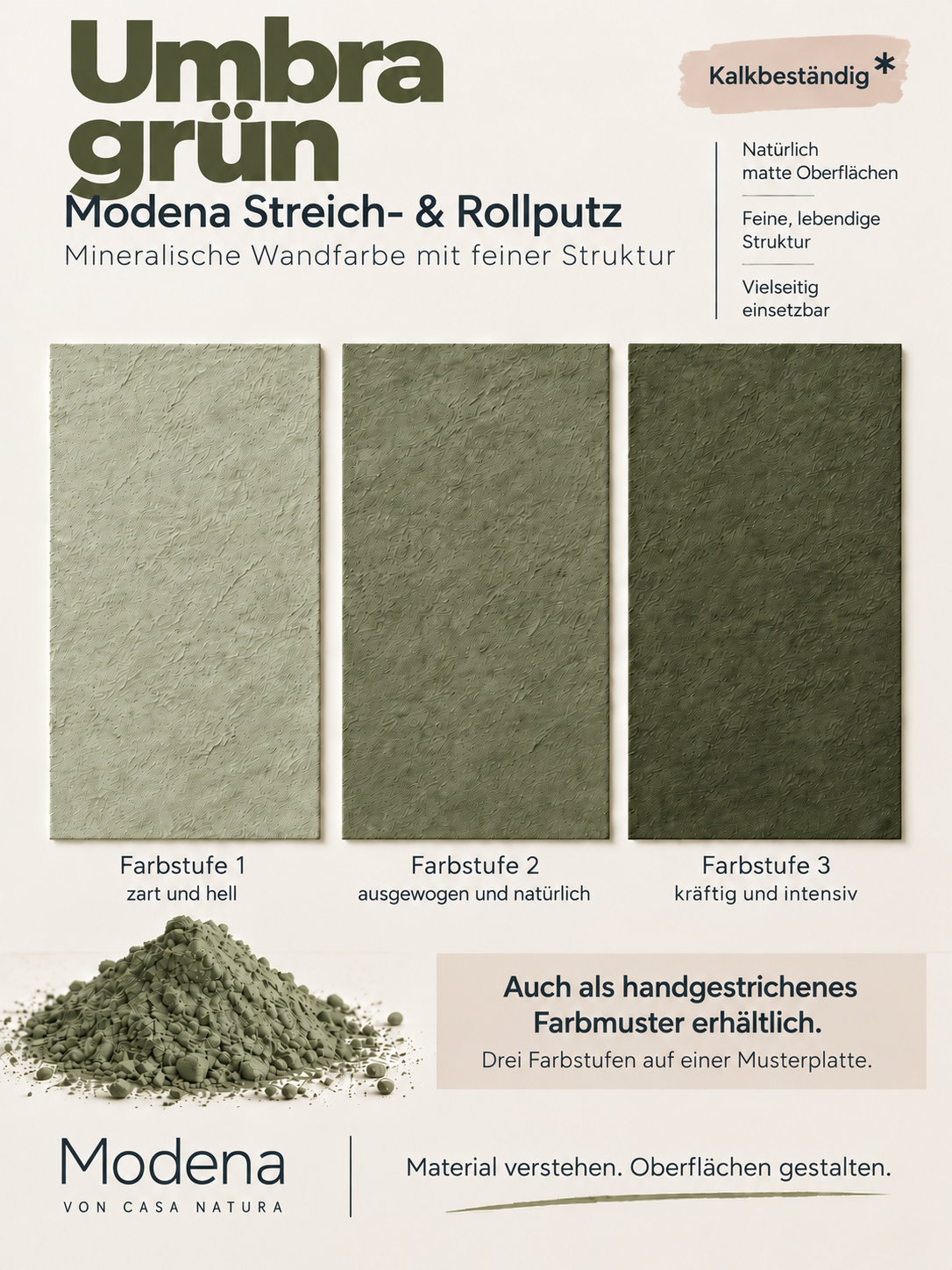 Kalkstreichputz Modena-Wandfarbe
