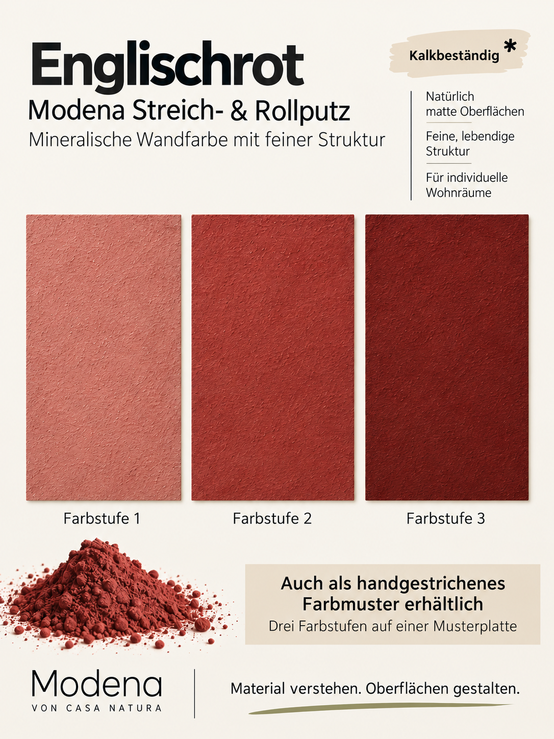 Kalkstreichputz Modena-Wandfarbe