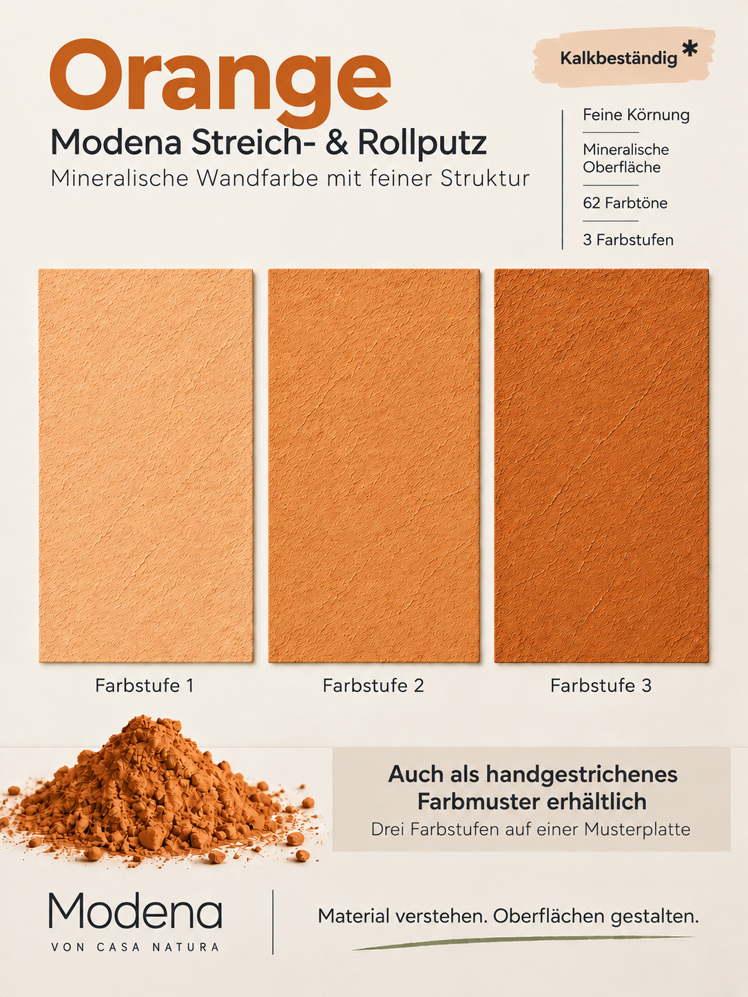 Kalkstreichputz Modena-Wandfarbe