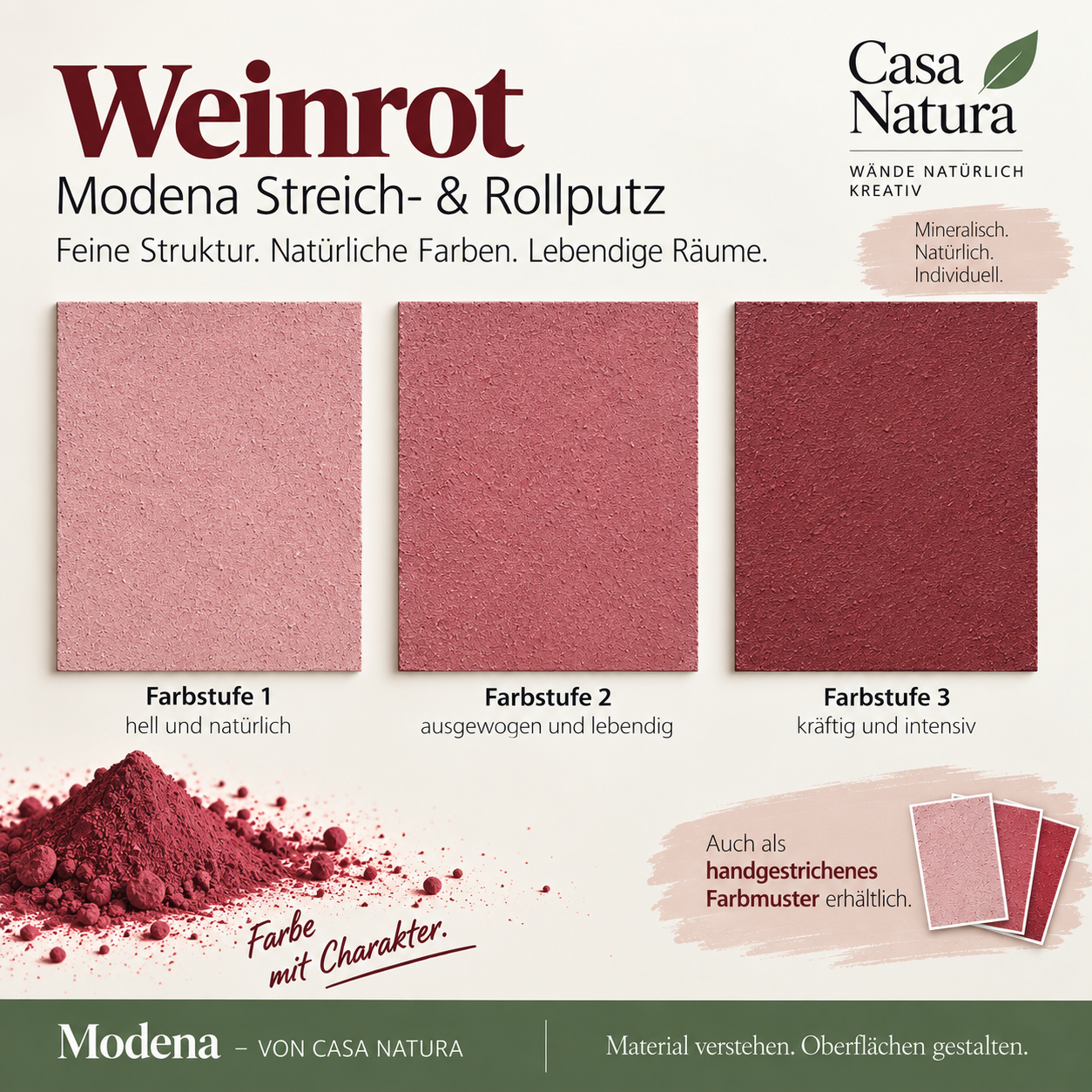Kalkstreichputz Modena-Wandfarbe